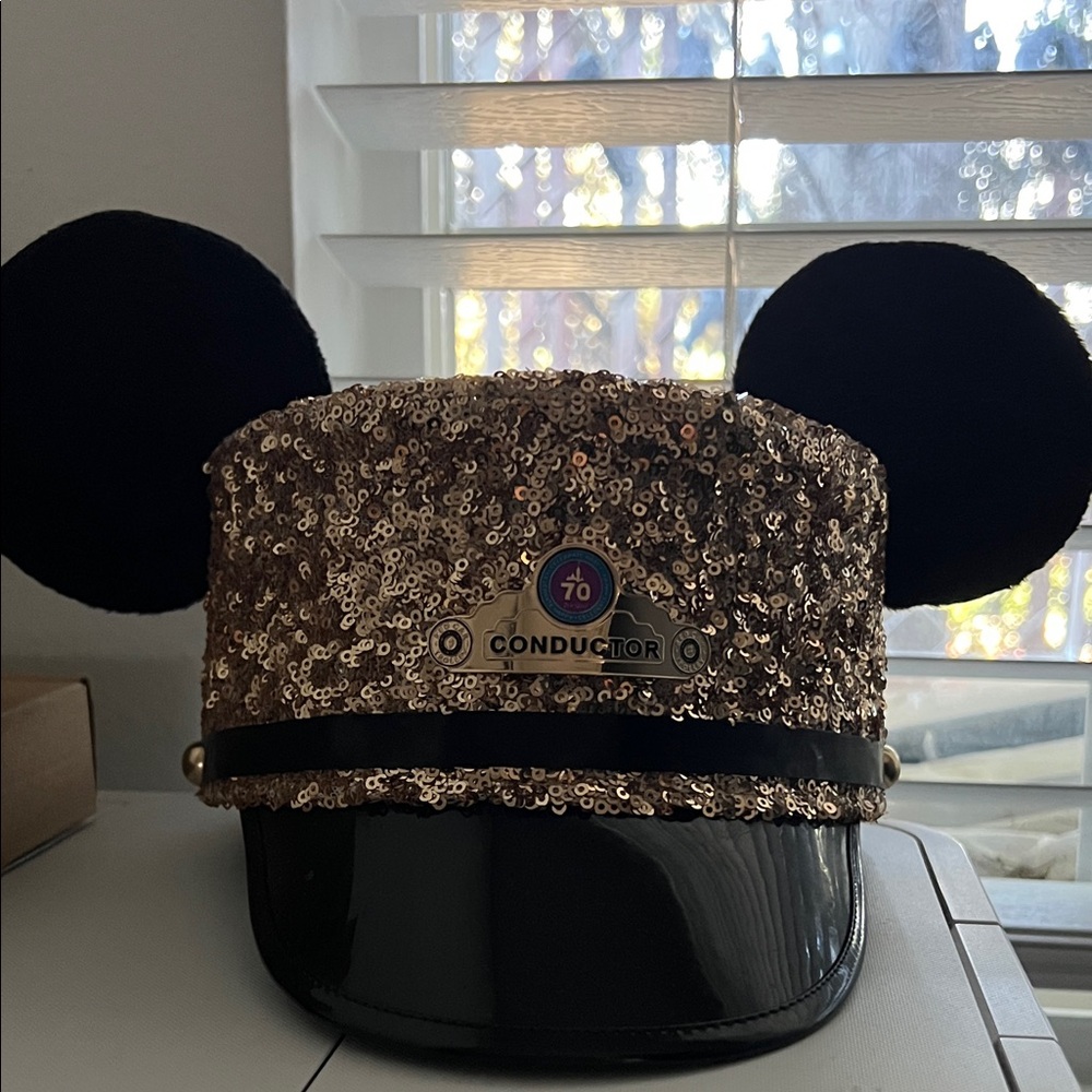 Sequin Conductor Hat with Ears